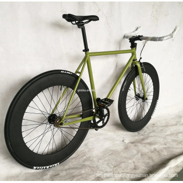 700c OEM/ODM China Cheap Three Wall 80mm Big colorful Deep V Fixie Rim Fixie Gear Track Bike